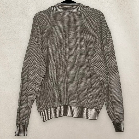 Vintage Knit Cardigan Grandpa Sweater The Heartland Company Ltd. Size Large - Picture 2 of 7